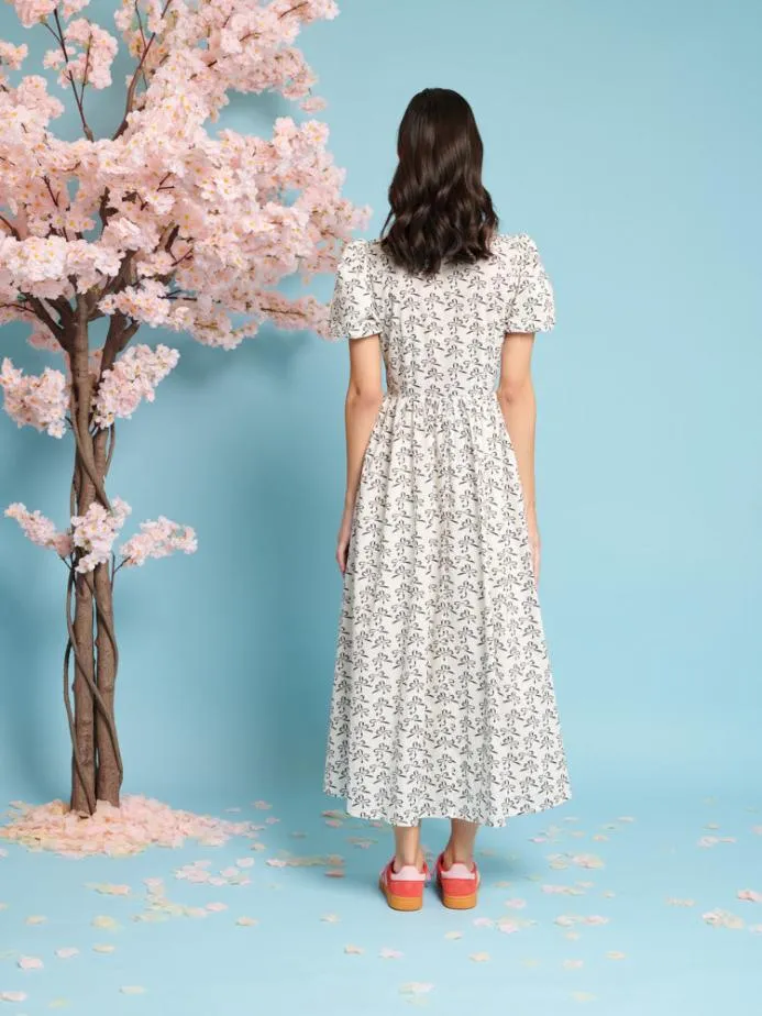 Sister Jane Dresses Women Ribbons Midi Dress Black And White Sister Jane Dresses Women Ribbons Midi Dress Black And White