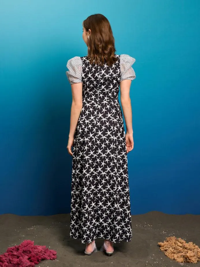 Sister Jane Dresses Women Starfish Midi Dress Black Ink