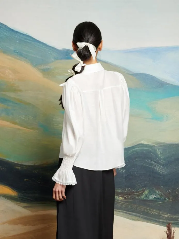 Sister Jane Tops Women DREAM Desert Hearts Blouse Pearl White