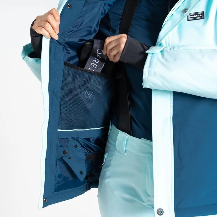 Ski Life Jacket Moonlight Denim Blue Women Dare 2b Ski Jackets