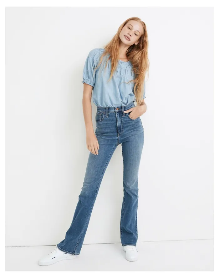 Skinny Flare Jeans In Whalen Wash Whalen Wash Women Madewell Jeans