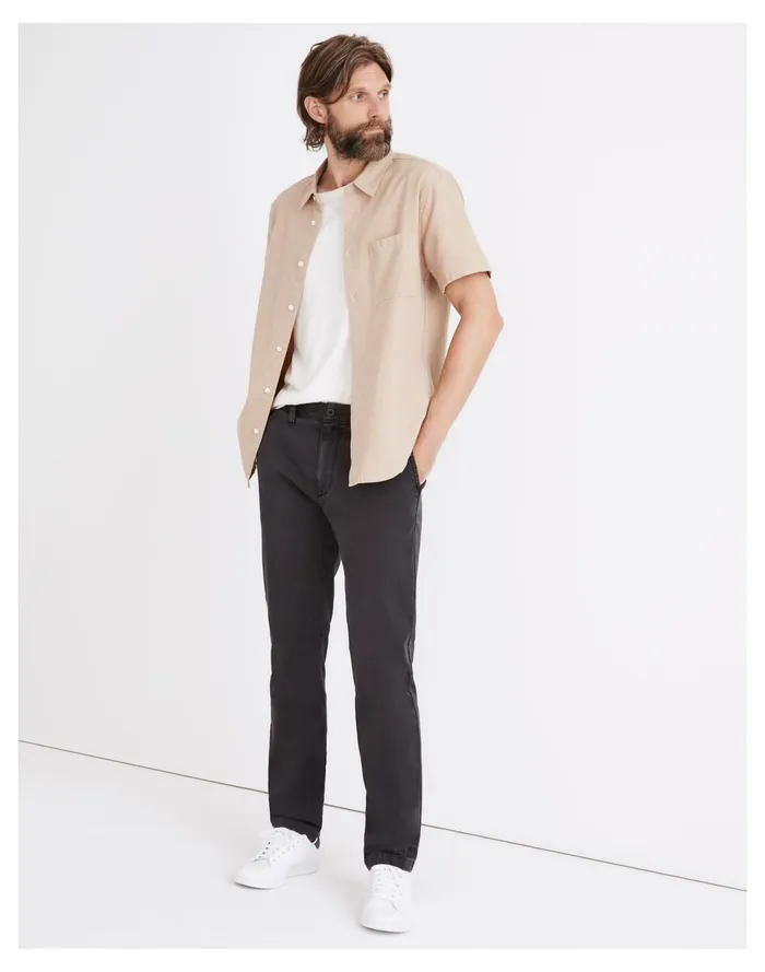 Slim Chino Pants Black Coal Men Madewell Pants