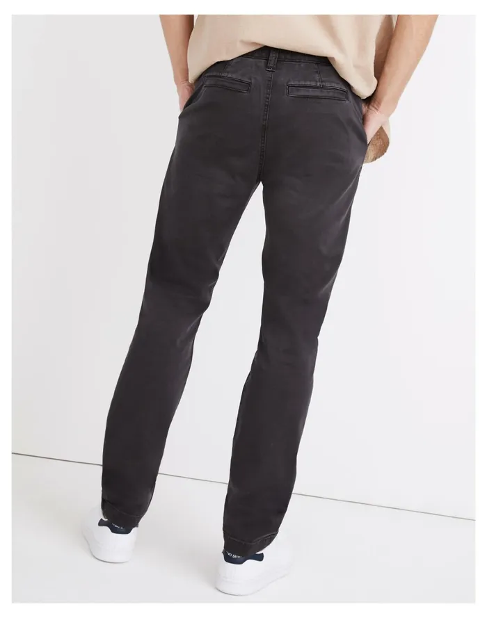 Slim Chino Pants Black Coal Men Madewell Pants Slim Chino Pants Black Coal Men Madewell Pants