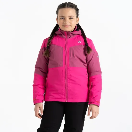Slush Ski Jacket Pure Pink Kids Dare 2b Insulated Jackets
