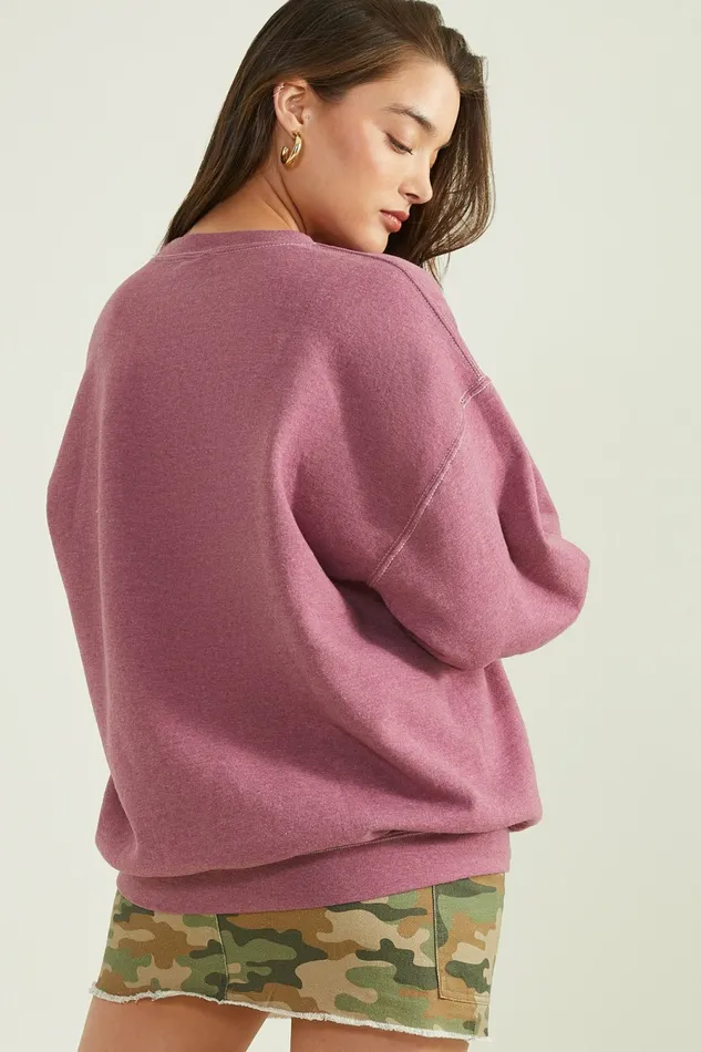 Smiley Oversized Sweatshirt Women Sweatshirts Altar8217d State