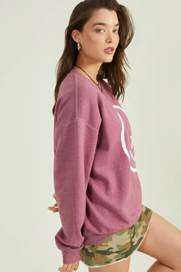 Smiley Oversized Sweatshirt Women Sweatshirts Altar8217d State