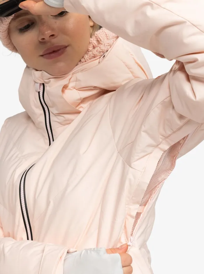 Snowdrift 8211 Snow Jacket Pink Salt Women Roxy Jackets and Coats