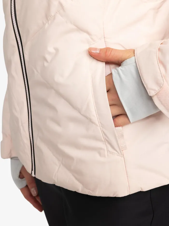 Snowdrift 8211 Snow Jacket Pink Salt Women Roxy Jackets and Coats