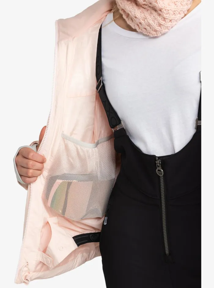Snowdrift 8211 Snow Jacket Pink Salt Women Roxy Jackets and Coats