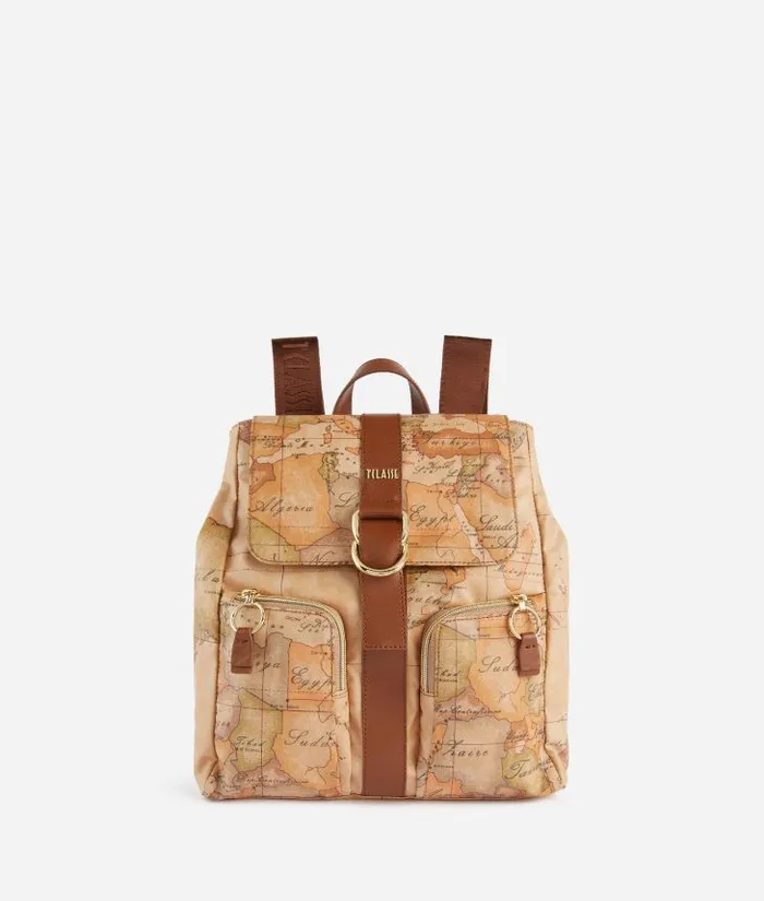 Social Soft Backpack Chestnut Woman Alviero Martini Backpacks Bucket and Belt Bags