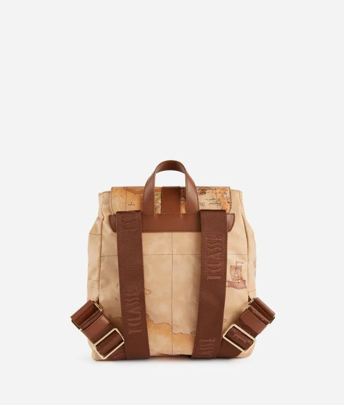 Social Soft Backpack Chestnut Woman Alviero Martini Backpacks Bucket and Belt Bags