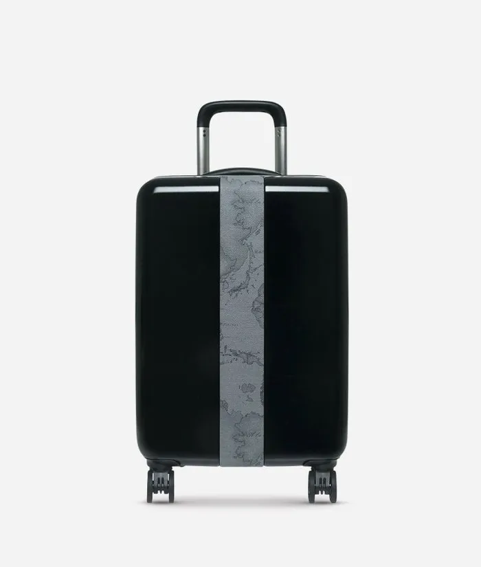 Solid Case Small Suitcase In Geo Dark Man Alviero Martini Travel Bags
