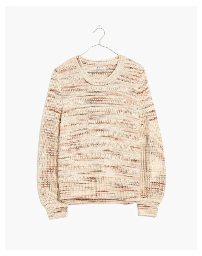 Space Dyed Canton Pullover Sweater Marled Harvest Women Madewell Sweaters Space Dyed Canton Pullover Sweater Marled Harvest Women Madewell Sweaters