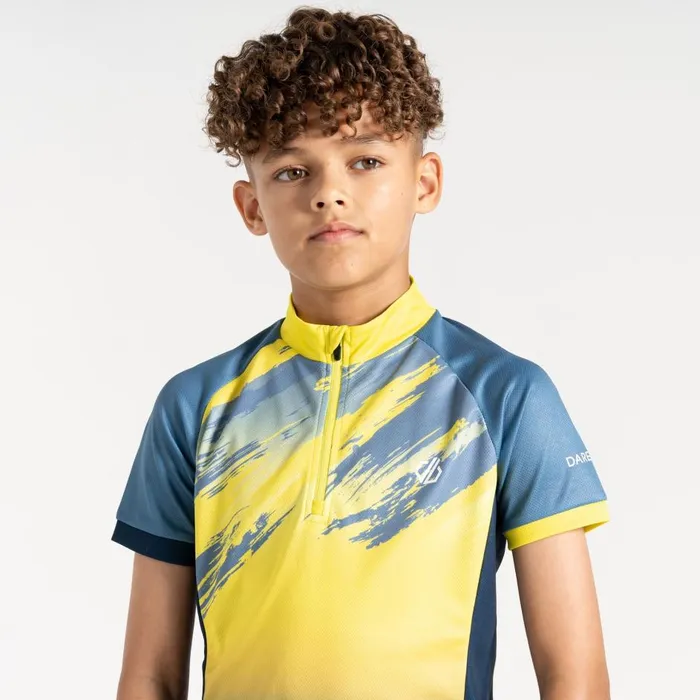Speed Up II Jersey Coronet Blue Tread Print Kids Dare 2b