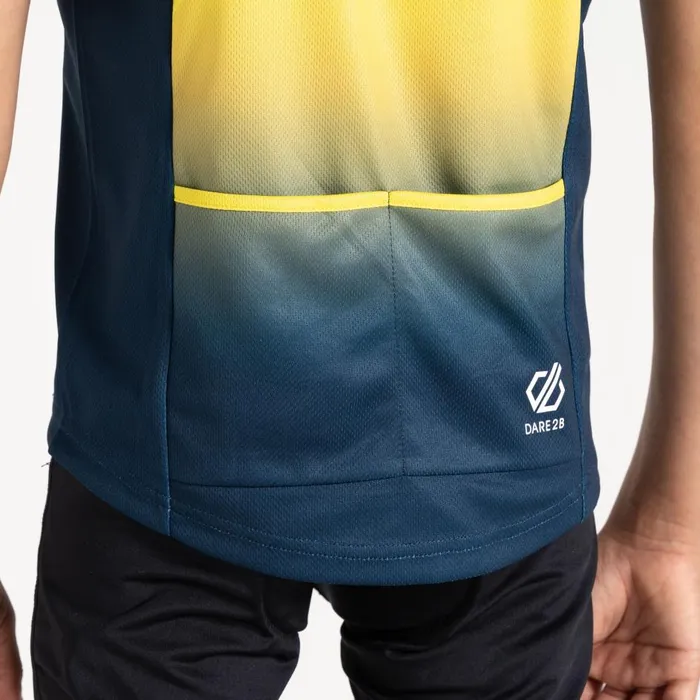 Speed Up II Jersey Coronet Blue Tread Print Kids Dare 2b