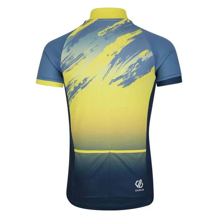 Speed Up II Jersey Coronet Blue Tread Print Kids Dare 2b