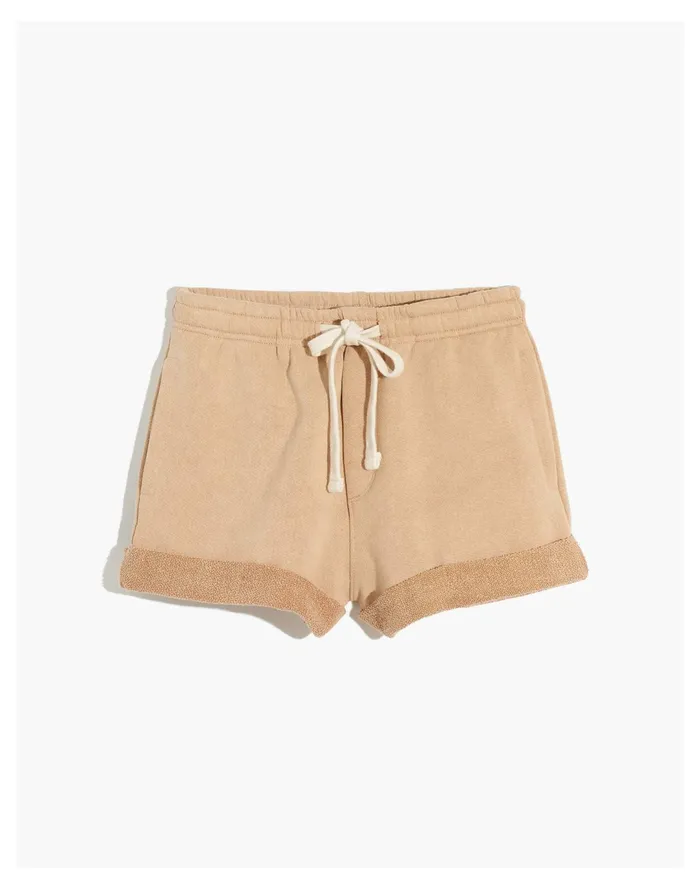 Splits59 Kitty French Terry Shorts Washed Beige Women Madewell Sweatshirts and Sweatpants