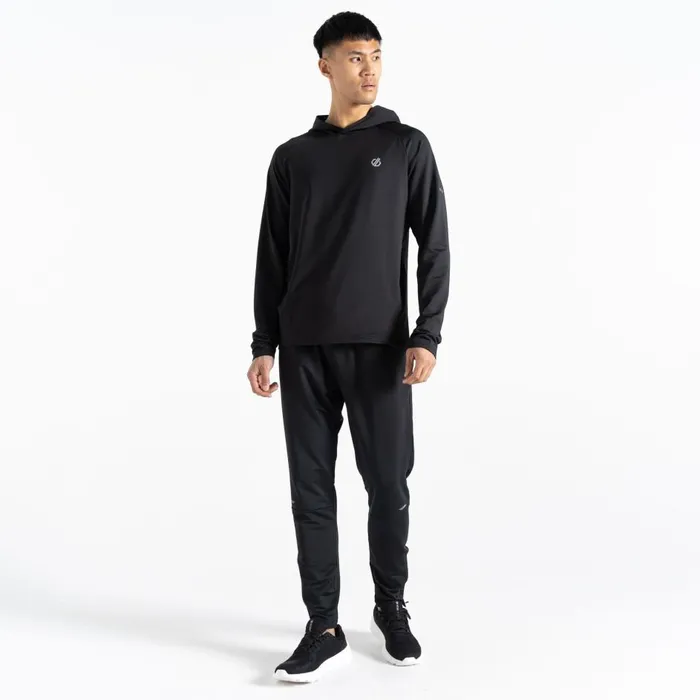 Sprinted Fitness Hoodie Black Men Dare 2b Hoodies and Sweatshirts