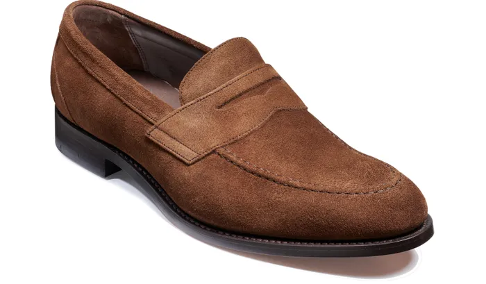 St Pauls 8211 Castagnia Suede Mens Barker Shoes Mens Loafers