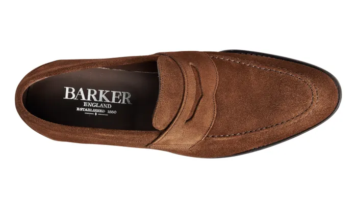 St Pauls 8211 Castagnia Suede Mens Barker Shoes Mens Loafers