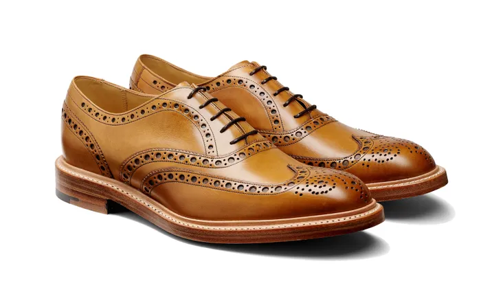 Station 8211 Cedar Calf Mens Barker Shoes Mens Brogues