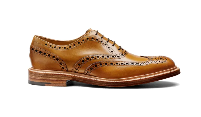 Station 8211 Cedar Calf Mens Barker Shoes Mens Brogues