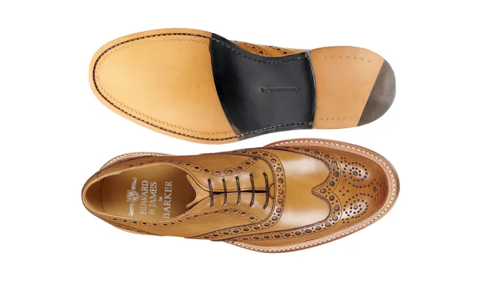 Station 8211 Cedar Calf Mens Barker Shoes Mens Brogues