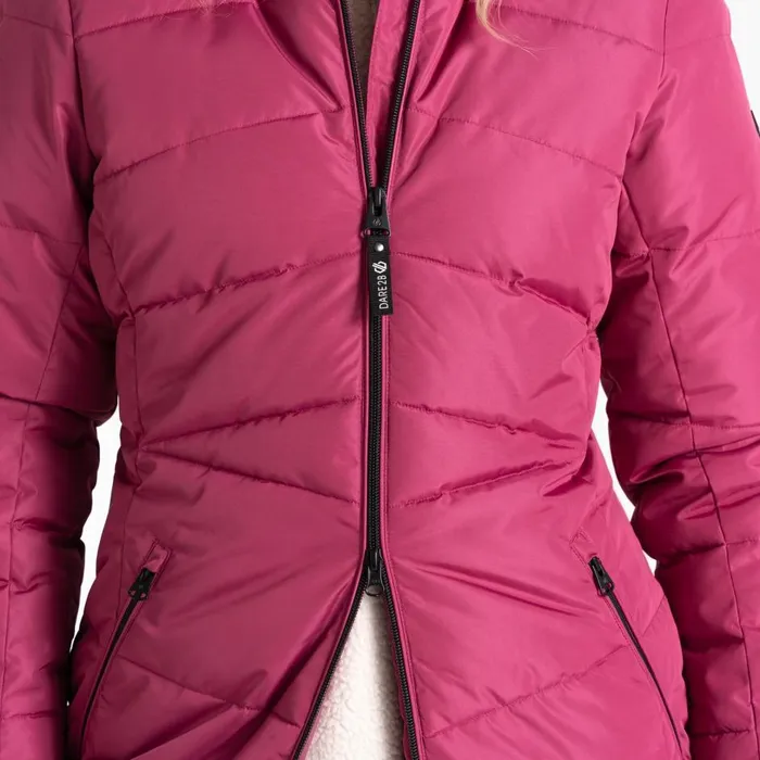 Striking III Mid Length Padded Jacket Pink Women Dare 2b Insulated Jackets