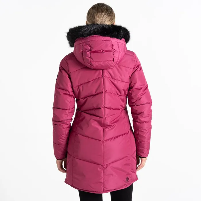 Striking III Mid Length Padded Jacket Pink Women Dare 2b Insulated Jackets