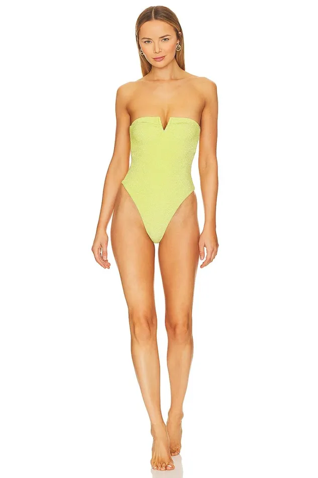Sun Will Shine One Piece Acid Yellow Women Lovers Friends Swimsuits and CoverUps Sun Will Shine One Piece Acid Yellow Women Lovers Friends Swimsuits and CoverUps