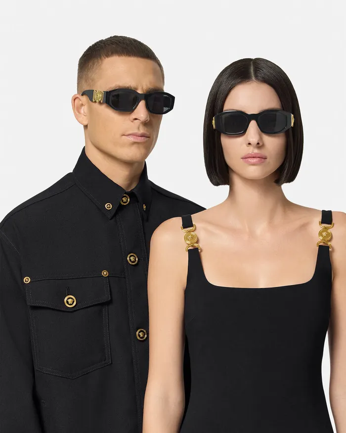 Sunglasses WomenMen Versace Medusa Biggie Sunglasses Black
