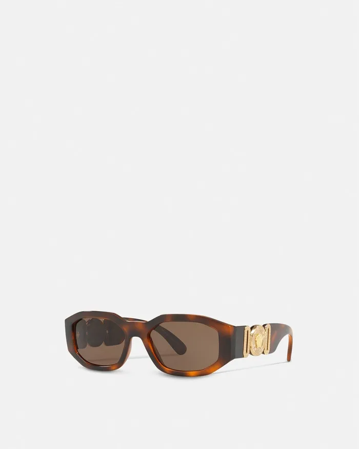 Sunglasses WomenMen Versace Medusa Biggie Sunglasses Havana