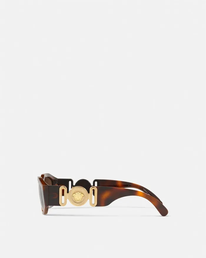 Sunglasses WomenMen Versace Medusa Biggie Sunglasses Havana