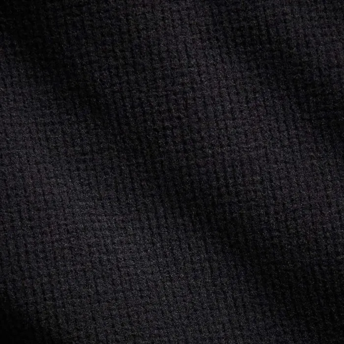 Sweat TopsBottoms Men James Perse Tech Waffle Performance Hoodie Blackorange