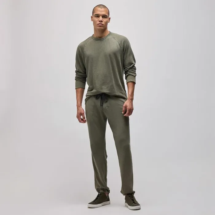 Sweat TopsBottoms Men James Perse Vintage French Terry Sweatpant Trooper Pigment Sweat TopsBottoms Men James Perse Vintage French Terry Sweatpant Trooper Pigment