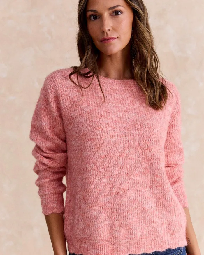 Sweater Covi Buttons Peach Women Polin Et Moi Cardigans And Sweaters