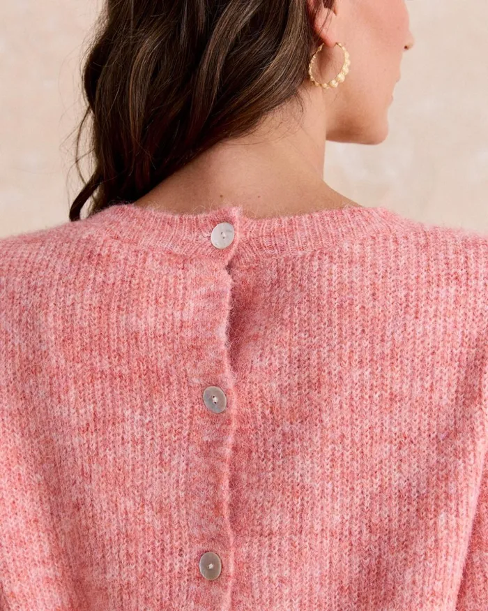 Sweater Covi Buttons Peach Women Polin Et Moi Cardigans And Sweaters Sweater Covi Buttons Peach Women Polin Et Moi Cardigans And Sweaters