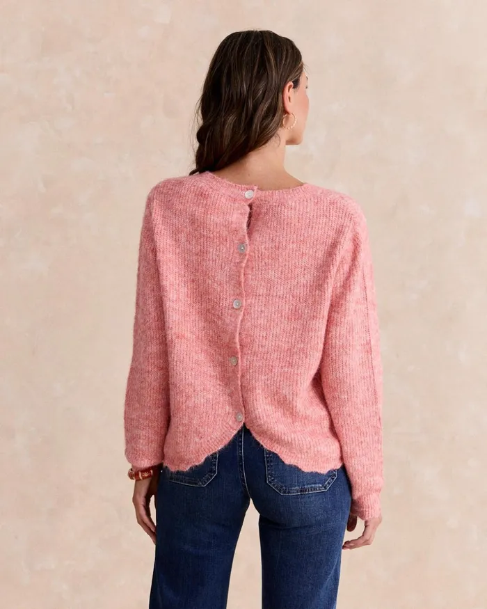 Sweater Covi Buttons Peach Women Polin Et Moi Cardigans And Sweaters Sweater Covi Buttons Peach Women Polin Et Moi Cardigans And Sweaters