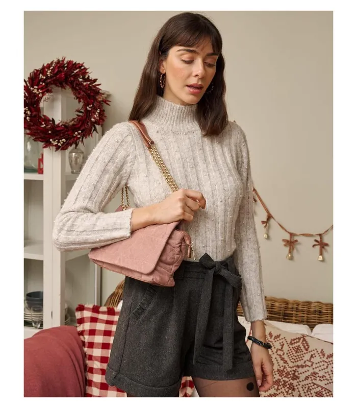 Sweater Perlas Ibaira Grey Women Polin Et Moi Cardigans And Sweaters Sweater Perlas Ibaira Grey Women Polin Et Moi Cardigans And Sweaters
