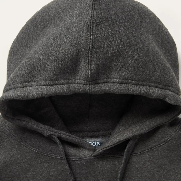 Sweaters and Hoodies Men Stetson Bison Hoodie Grey