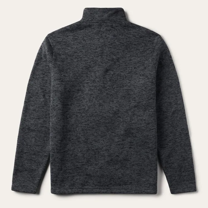 Sweaters and Hoodies Men Stetson Grey Bonded Knit Sweater Grey