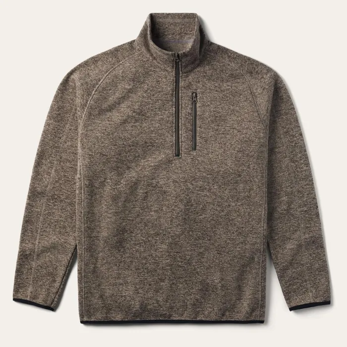 Sweaters and Hoodies Men Stetson Tan Bonded Knit Sweater Tan
