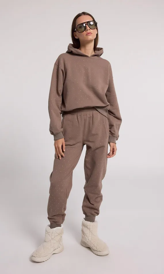 Sweaters and Sweatshirts Women Generation Love Clothing Renae Crystal Hoodie Truffletruffle