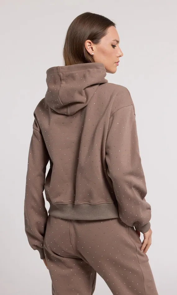 Sweaters and Sweatshirts Women Generation Love Clothing Renae Crystal Hoodie Truffletruffle