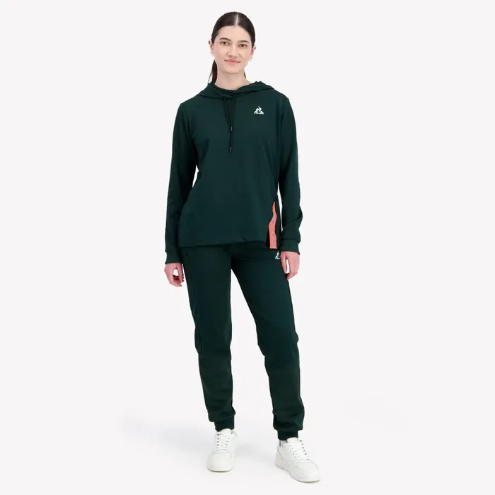 Sweatshirts And Hoodies Women Le Coq Sportif Training Performance Hoodie Scarab