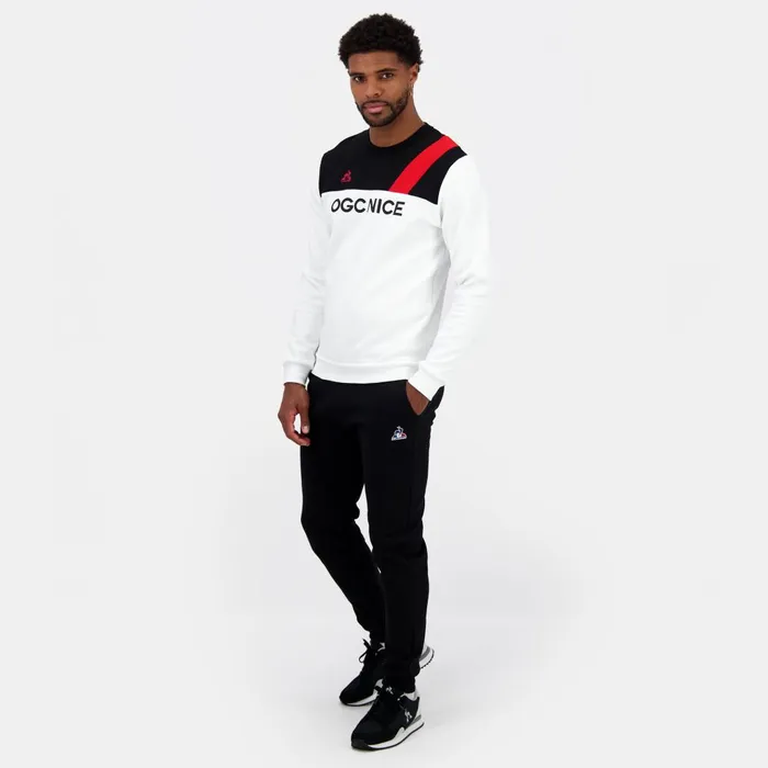 Sweatshirts Men Le Coq Sportif OGC Nice RoundNeck Sweatshirtshirt