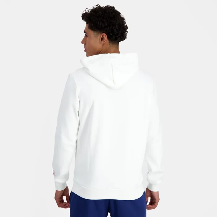 Sweatshirts Men Le Coq Sportif Paris 2024 Hoodie Marshmallow