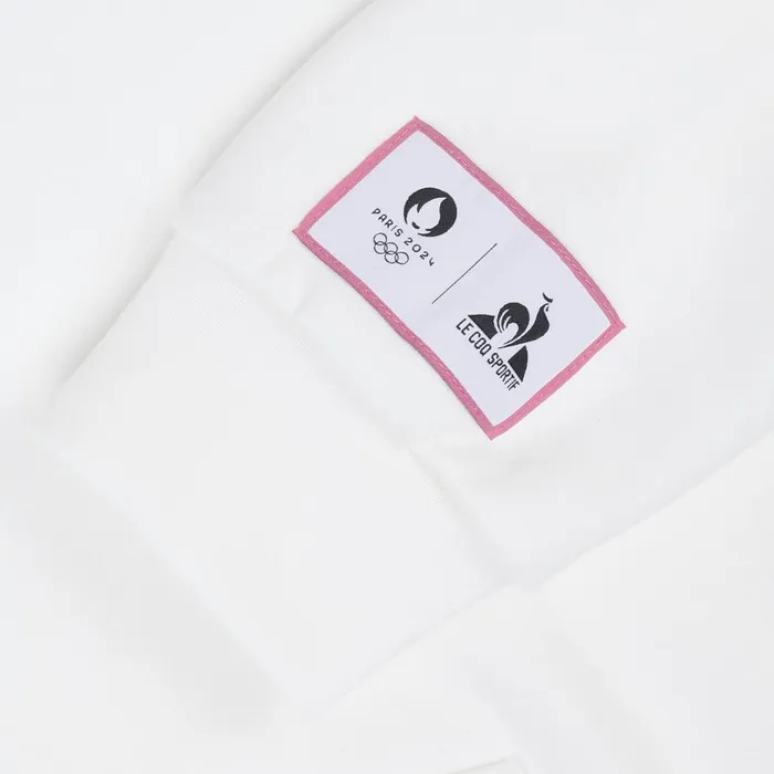 Sweatshirts Men Le Coq Sportif Paris 2024 Hoodie Marshmallow