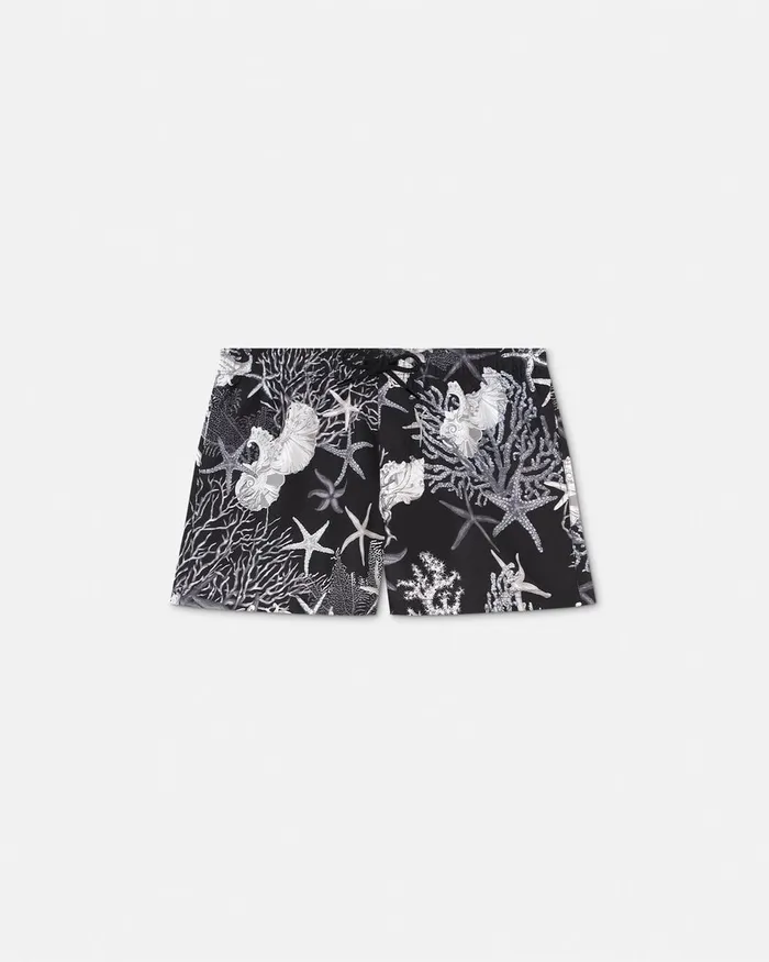 Swimwear Men Versace Barocco Sea Swim Shorts Blackprint