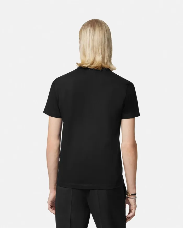 TShirts and Polos Men Versace Crystal Medusa Milano TShirt Black
